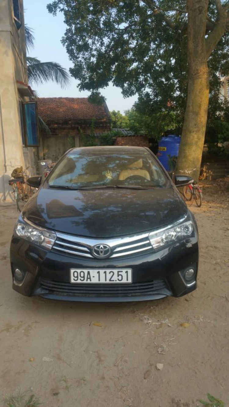 Altis 1.8G MT 2015 đi 1,7 vạn thì giá bao nhiêu?