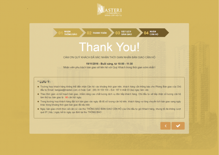 Masteri thần thánh sắp giao nhà Masteri thần thánh sắp giao nhà