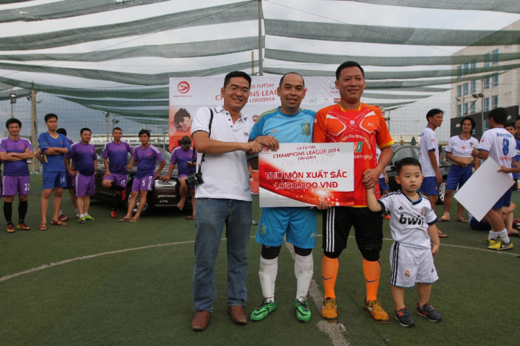 Chúc mừng chi hội SFC vô địch giải OS Futsal Champions League 2014