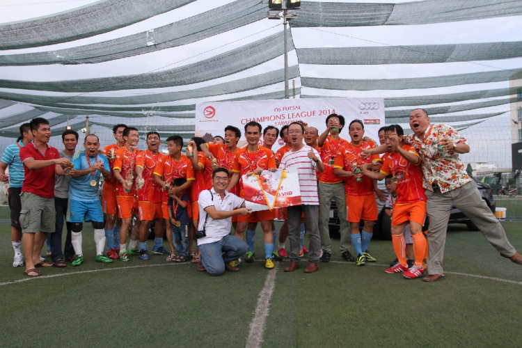 Chúc mừng chi hội SFC vô địch giải OS Futsal Champions League 2014