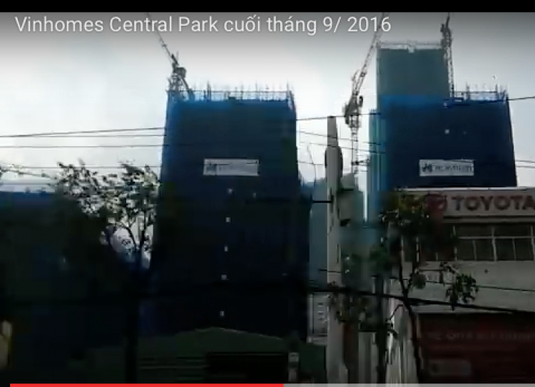 Cập nhật tiến độ Vinhomes Central Park