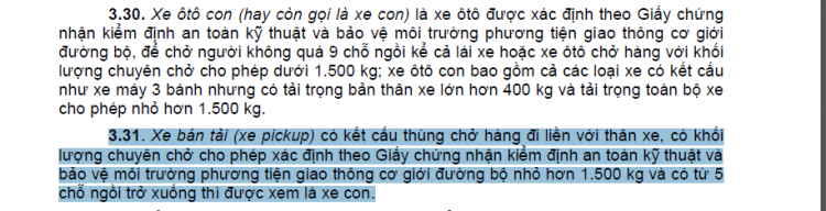 Lệ phí trước bạ xe bán tải có thể tăng 12%?