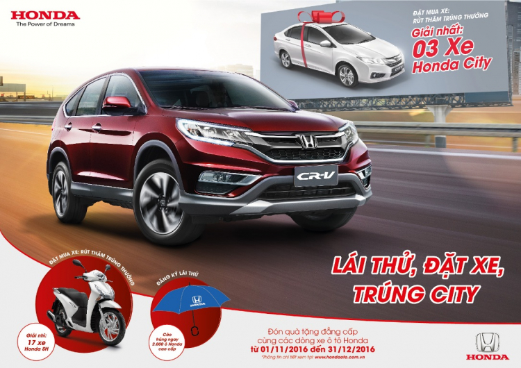 [QC] “Lái thử, trúng thật” cùng Honda Việt Nam