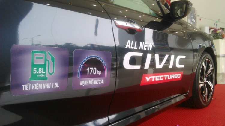 Cận cảnh Honda Civic ra mắt tại Honda Ôtô Phước Thành