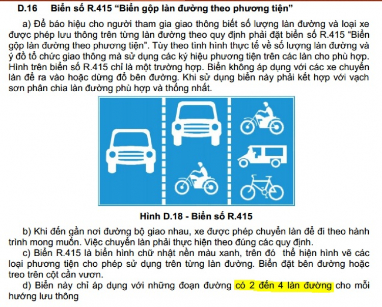 Biển báo mới