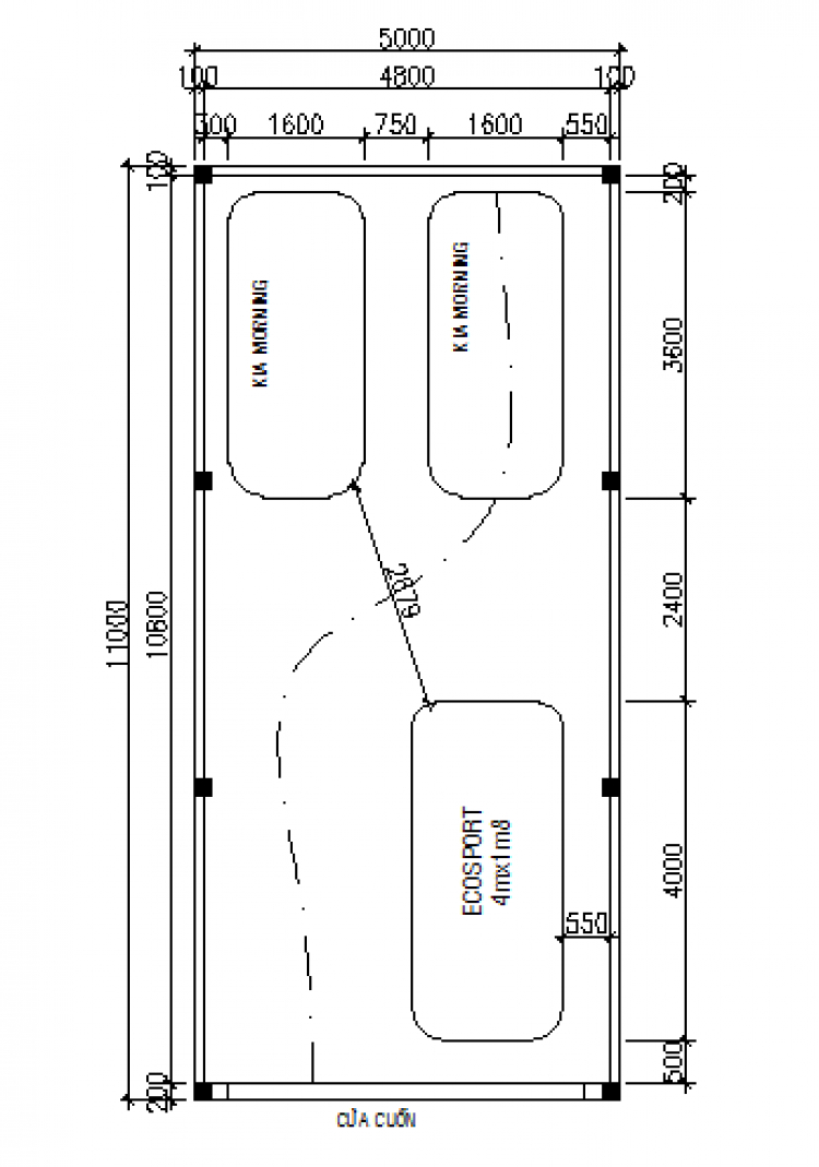 Nhờ các Bác tư vấn Nhà để xe