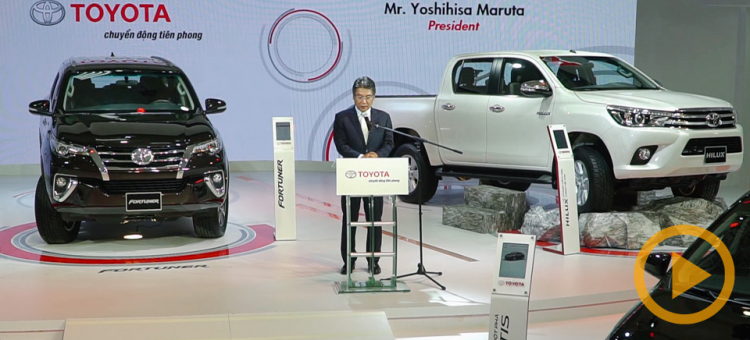 [Video] Một vòng gian hàng Toyota tại triển lãm VMS 2016