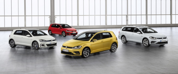 Volkswagen Golf facelift làm mới hoàn toàn