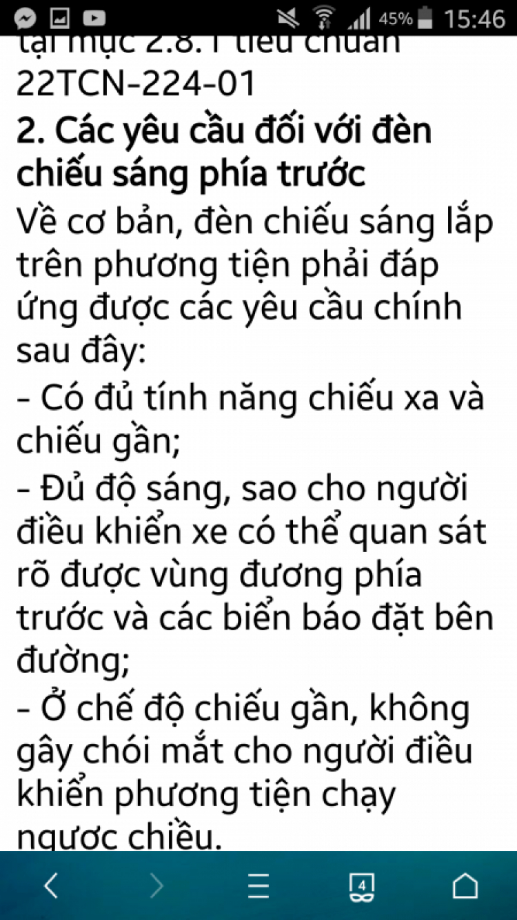 Chuyện bật đèn pha trong khu dân cư