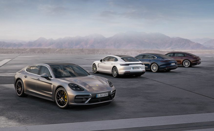 Porsche Panamera 2017 sẽ có bản trục cơ sở dài