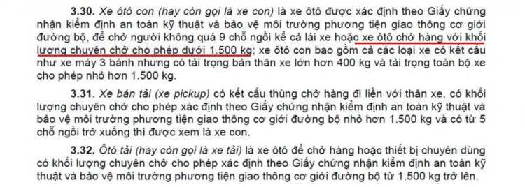 Xe con hay xe tải, chưa có hồi kết Xe con hay xe tải, chưa có hồi kết