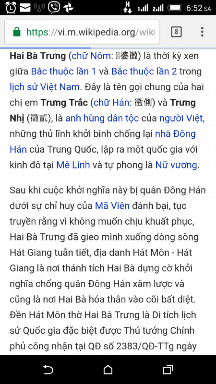 Khởi nghĩa Hai Bà Trưng thực sự là ở đâu?