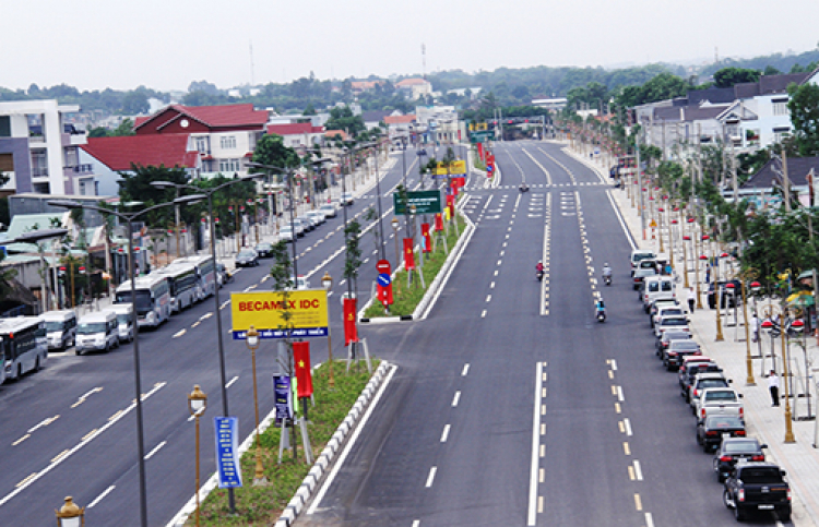 Vạch kẻ đường bẫy xe quay đầu