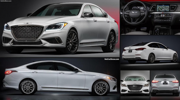 Genesis G80 Sport sử dụng máy V6 Turbocharges trình làng