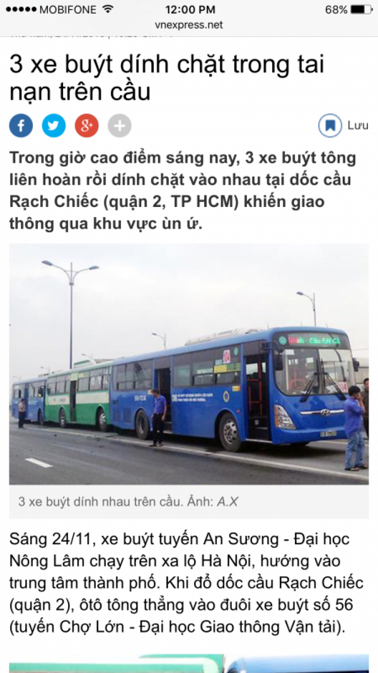 Xe bus, biểu tượng của "hung thần" đường phố