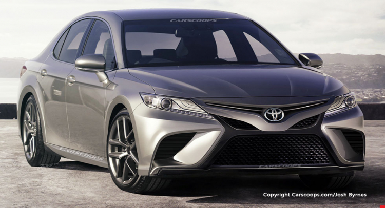 Hình ảnh đầu tiên của Toyota Camry 2018 chuẩn bị ra mắt