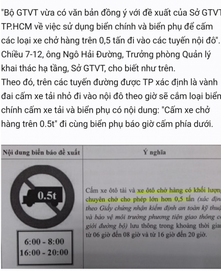 Tính pháp lý của "Văn Bản Đồng Ý với đề nghị của Sở GTVT Tp. HCM"????