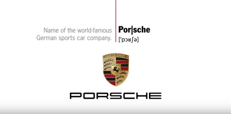 [Vui vẻ] Các bác đã đọc đúng tên hãng xe Porsche?