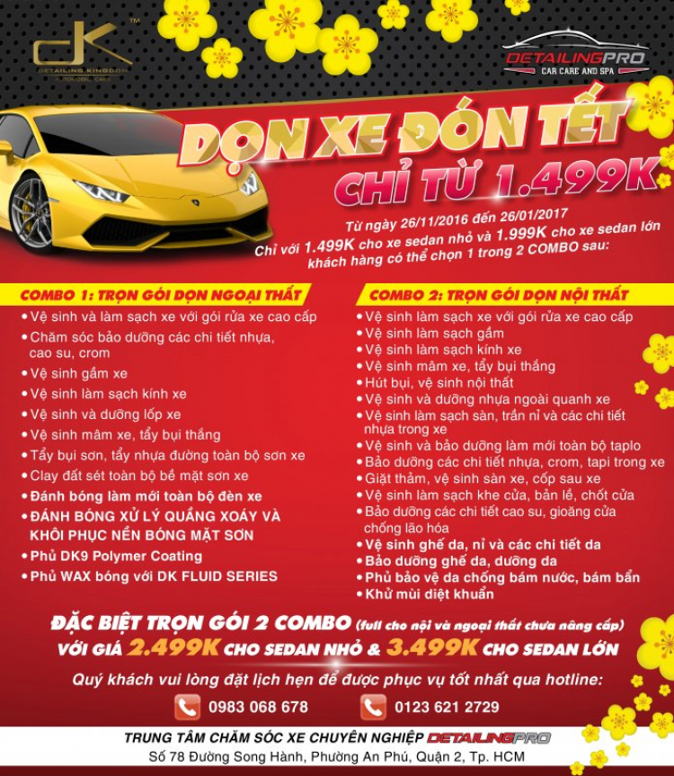 Cho hỏi Q.2 chỗ nào rửa xe với chăm sóc xe tốt nhất ạ ?? Cho hỏi Q.2 chỗ nào rửa xe với chăm sóc xe tốt nhất ạ ??