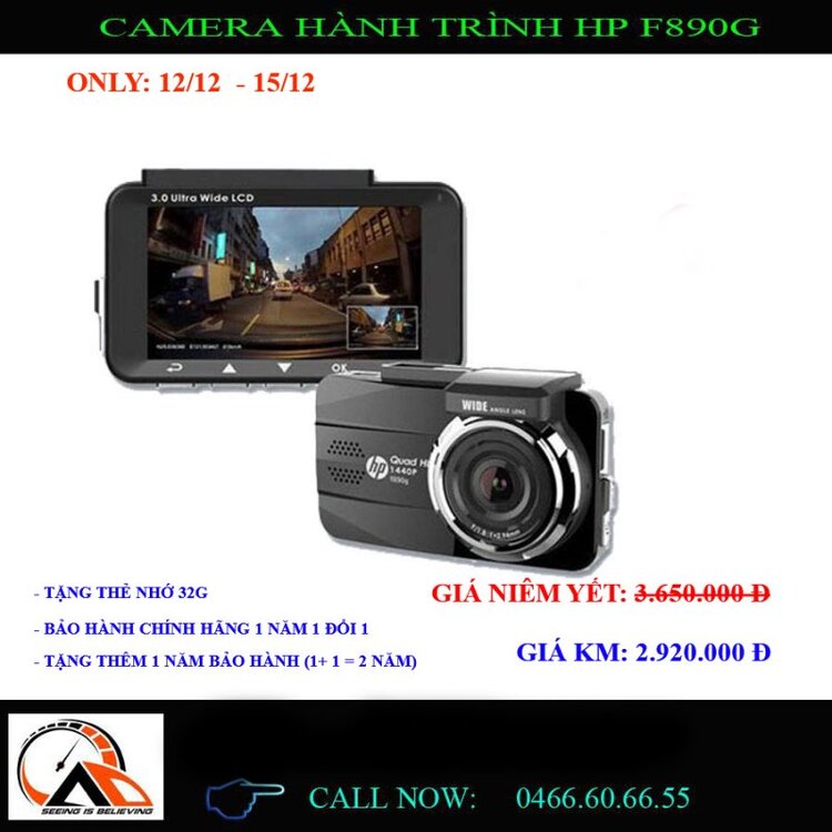 Cảm nhận thực tế Camera hành trình HP F890G (02 cam) sau 2 tháng Cảm nhận thực tế Camera hành trình HP F890G (02 cam) sau 2 tháng