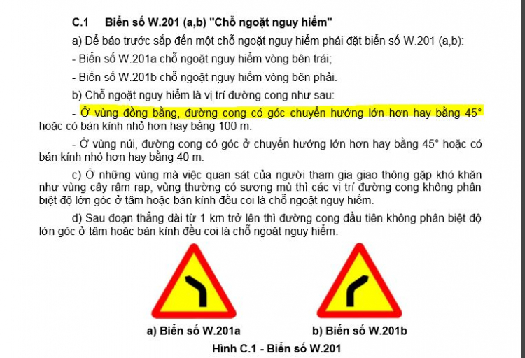 Lỗi vượt tại đoạn đường cong