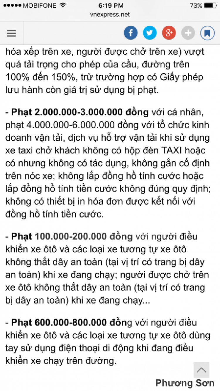 không thắt dây an toàn (kể cả ngồi sau) cũng bị phạt?