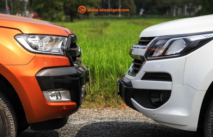 So sánh Ford Ranger Wildtrak và Chevrolet Colorado High Country