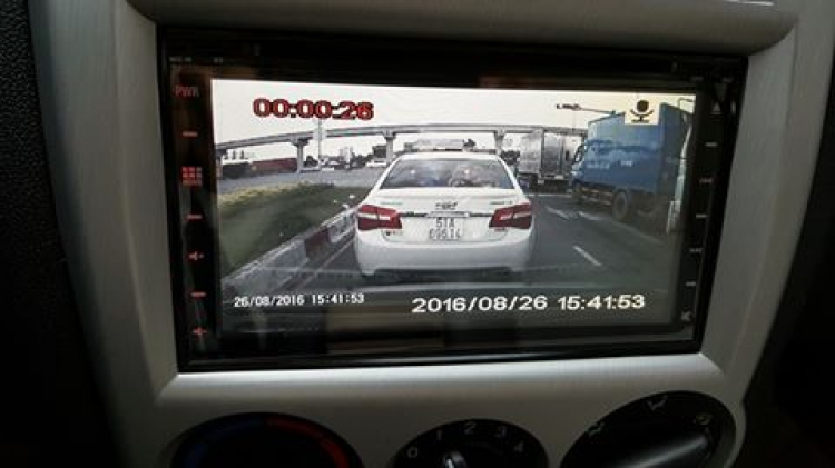 Màn Hình S90 trên xe accent blue Màn Hình S90 trên xe accent blue