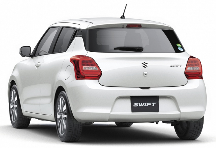 Suzuki Swift hoàn toàn mới xuất hiện tại Nhật: 6 phiên bản, 6 túi khí