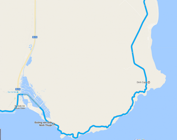 Đường ven biển SG-Ninh Chữ