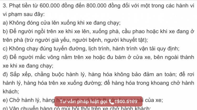 DÙNG XE 7 CHỖ CHỞ HÀNG CÓ BỊ PHẠT KO?