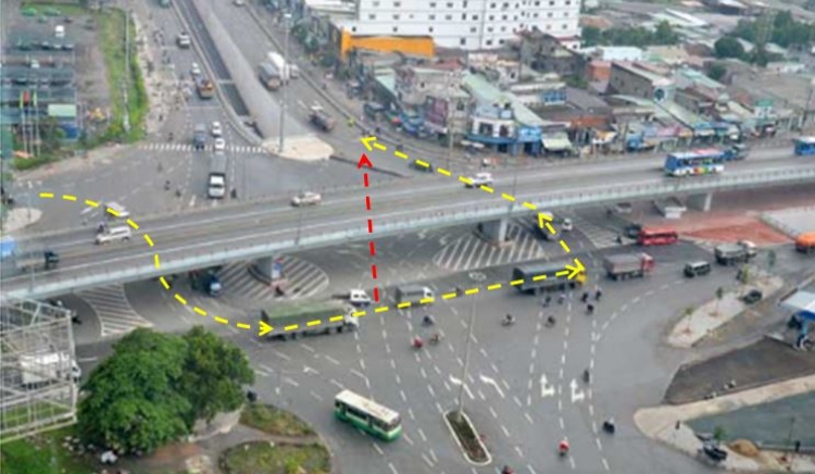 Phạt nguội ở ngã 3 Vũng Tàu