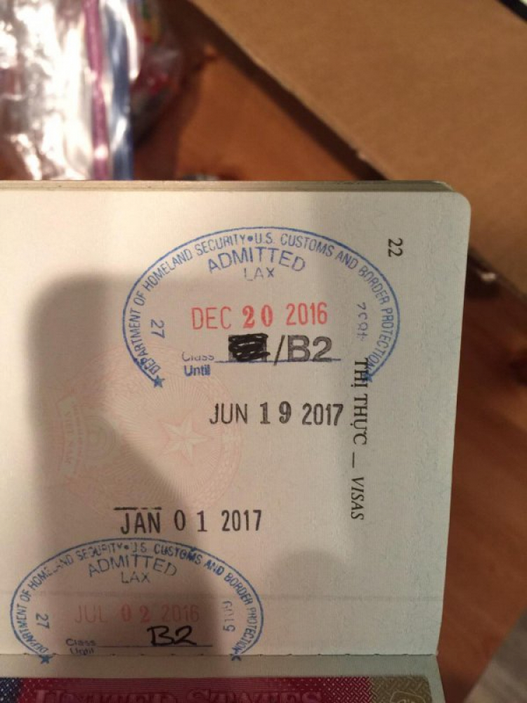 Xin visa du lịch Mỹ
