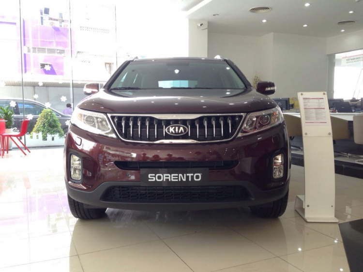 Kia Sorento xuất hiện mặt galang độc lạ