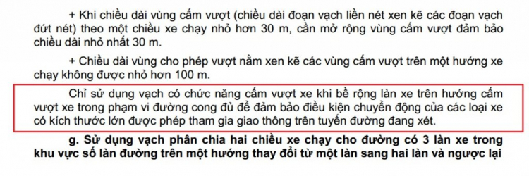 Lỗi vi phạm vượt trong đoạn đường có biển tam giác vàng cảng báo đường cong