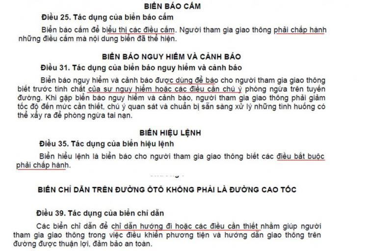 Lỗi vi phạm vượt trong đoạn đường có biển tam giác vàng cảng báo đường cong