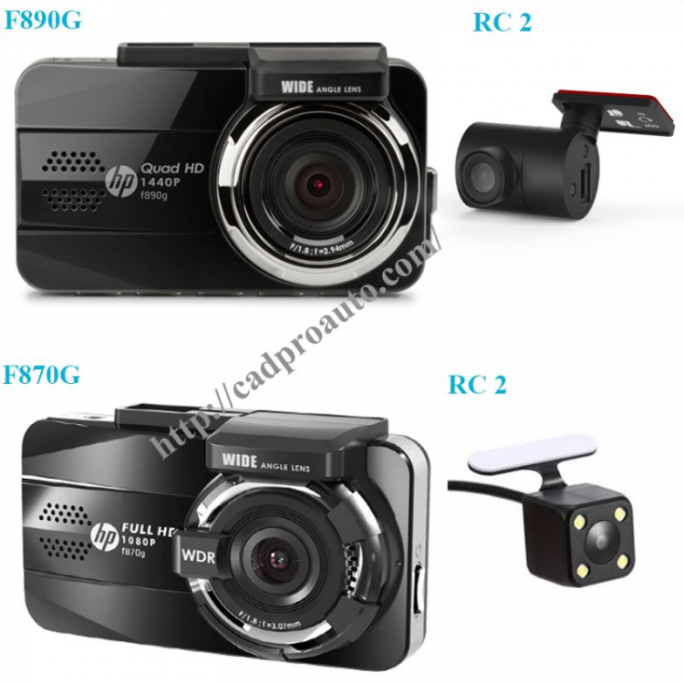 So Sánh Camera hành trình HP F870g và F890g