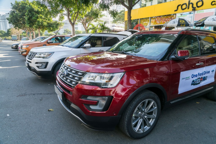 Ford tổ chức trải nghiệm động cơ Ecoboost và dàn xe One Ford tại Việt Nam