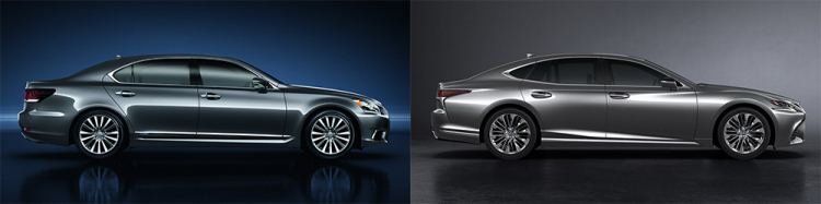 So sánh Lexus LS thế hệ mới và thế hệ cũ qua ảnh