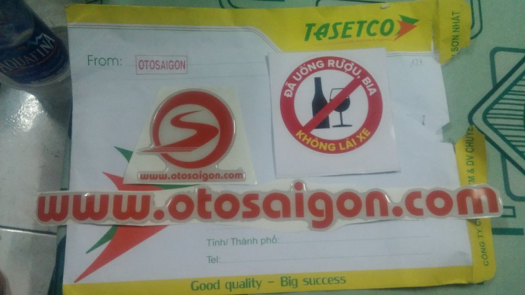 Thông báo đến các thành viên đã đăng ký nhận sticker & logo không rượu bia 2016