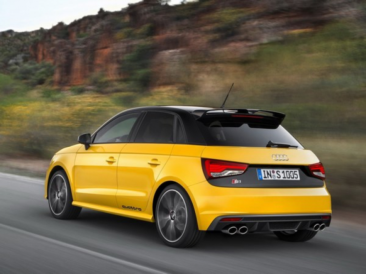 Audi S1 chính thức ra lò: 231 mã lực, 0-100 km/h trong 5,8 giây