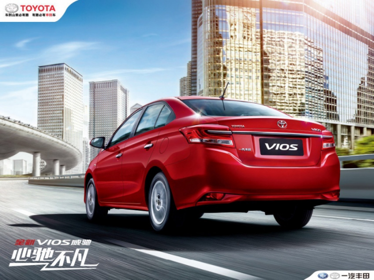 Lộ ảnh Toyota Vios phiên bản cải tiến, chuẩn bị ra mắt Thái Lan