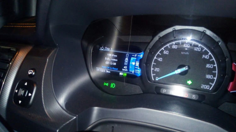 [Ford Ranger 2016] mức tiêu hao nhiên liệu trong thành phố