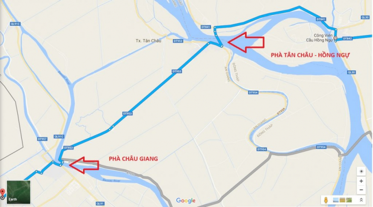 Đường đi châu đốc