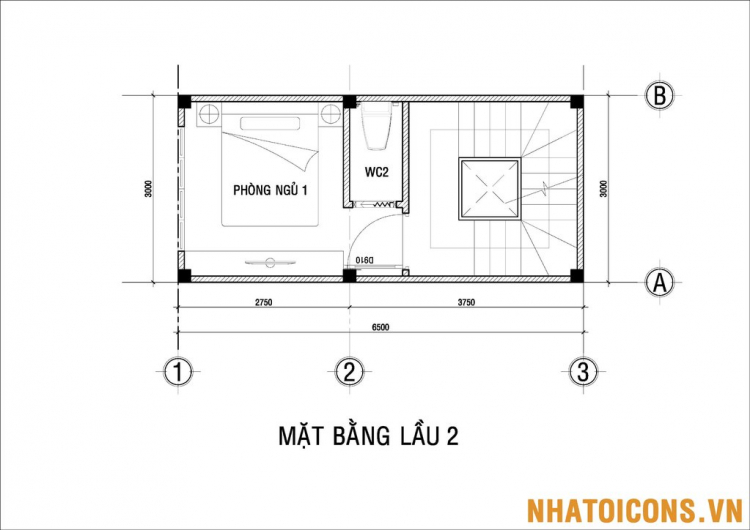 Xin hỏi giá Trọn gói xây nhà nhỏ (3x7.5m2)