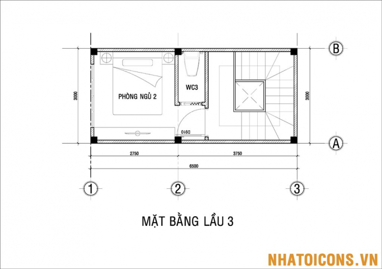 Xin hỏi giá Trọn gói xây nhà nhỏ (3x7.5m2)