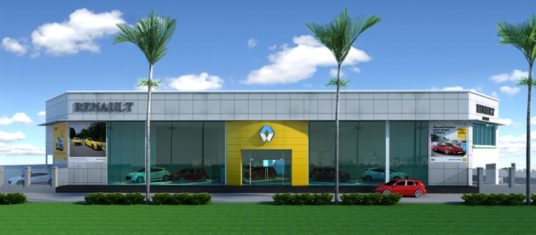 Renault chuẩn bị khai trương showroom mới tại TP Vinh