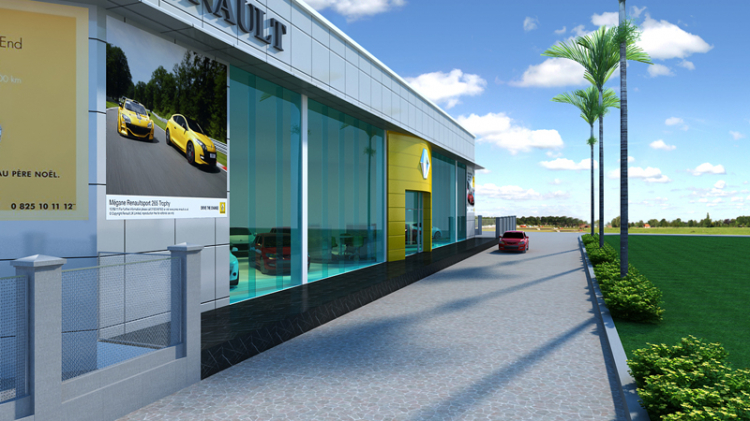 Renault chuẩn bị khai trương showroom mới tại TP Vinh