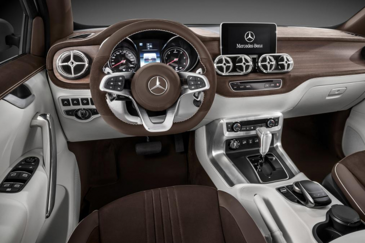 Bán tải X-Class của Mercedes bắt đầu nhận đặt hàng