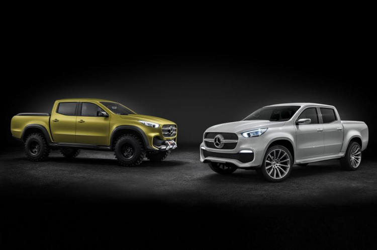 Bán tải X-Class của Mercedes bắt đầu nhận đặt hàng